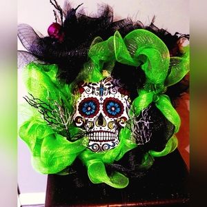 Sugar Skull Wreath